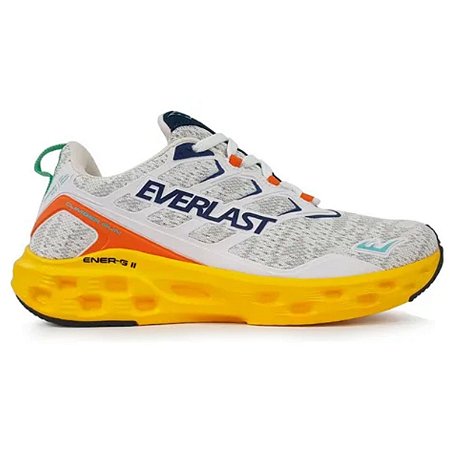 Tênis Everlast Climber Run Branco e Amarelo