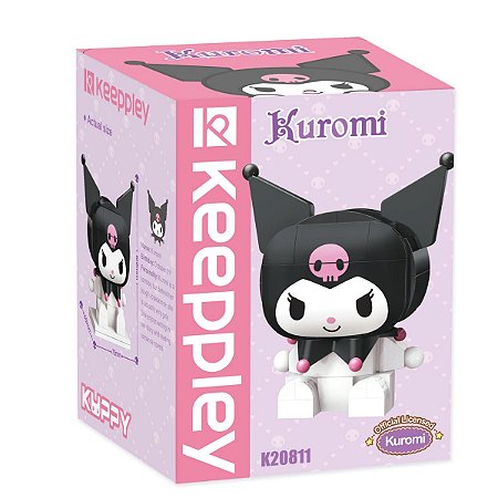 Bloco de Montar Hello Kitty E Amigos Keepplay Kuromi