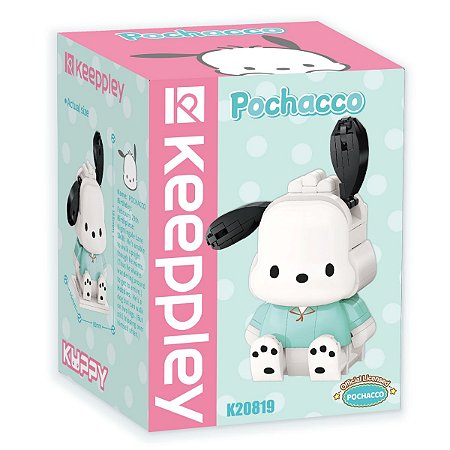 Bloco de Montar Pochacco Hello Kitty e Amigos Keepplay