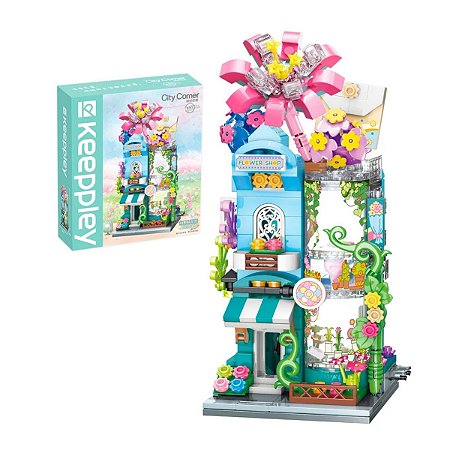 Bloco de Montar Floricultura City Corner Keepplay