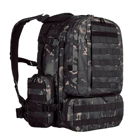 Mochila Defender Camuflado Warskin Black 55L