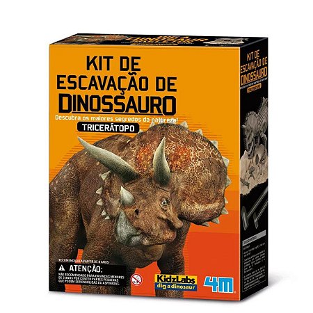 Kit de Escavação Tricerátopo Rex 4M