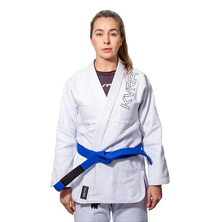 Kimono de Jiu Jitsu Feminino KVRA Lovely Branco