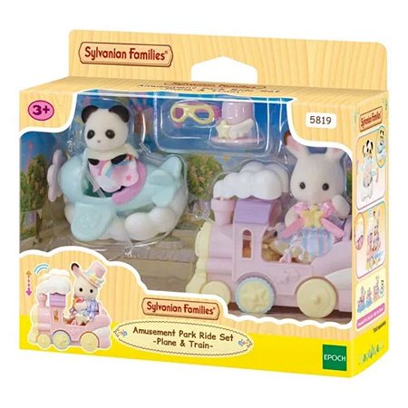 Sylvanian Families Conjunto de Atrações Avião & Trem 5819