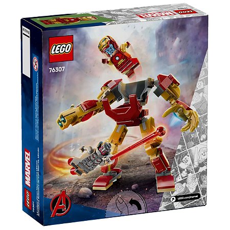 Lego Marvel Robô do Homem de Ferro vs Ultron 76307