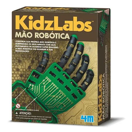 Mão Robótica Brinquedo 4M Kidzlabs