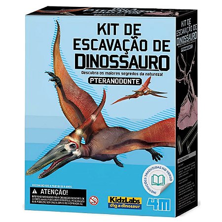 Kit de Escavação Dinossauros Pteranodonte Kosmika 4M