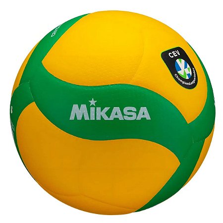 Bola de Vôlei Mikasa V200W CEV Amarela e Verde