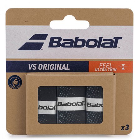 Overgrip Babolat Vs Original X3 Preto e Azul