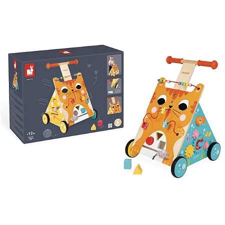 Andador Multiatividades Gato Infantil Janod