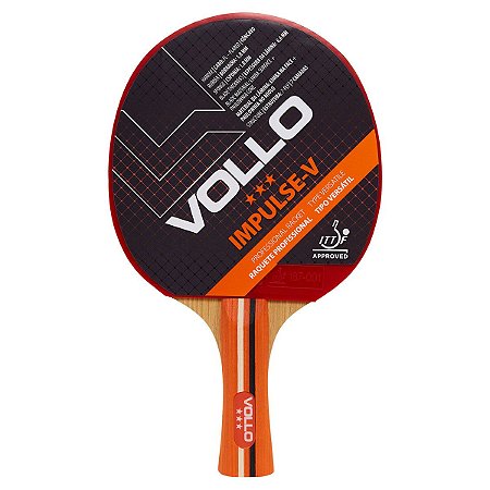 Raquete de Tênis de Mesa Impulse V Vollo Aprovada ITTF