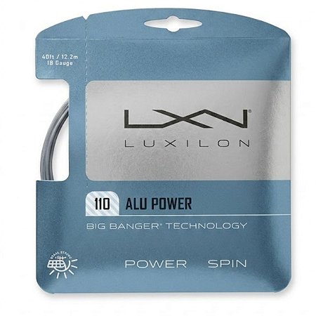 Set Corda de Tenis Luxilon Alu Power 110 Prata