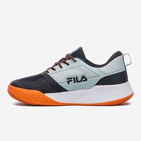 Tênis Fila Master Ace Masculino Preto e Laranja