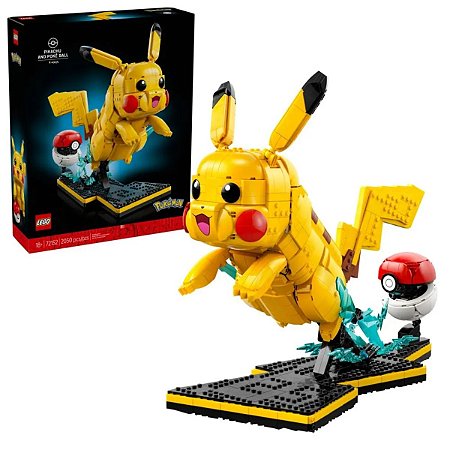 Lego Pokémon Pikachu e Pokebola 72152