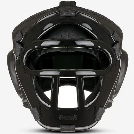 Capacete Fheras com Grade preto