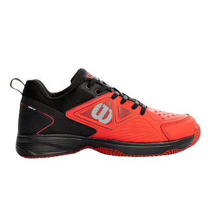 Tênis Wilson Slice 3.0 Clay Court Preto e Vermelho
