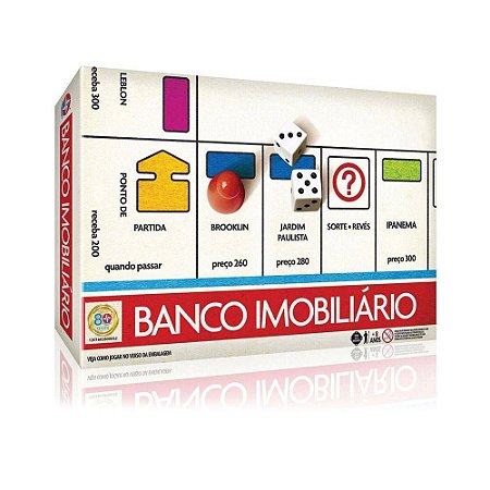 Banco Imobiliário 80 Anos Estrela