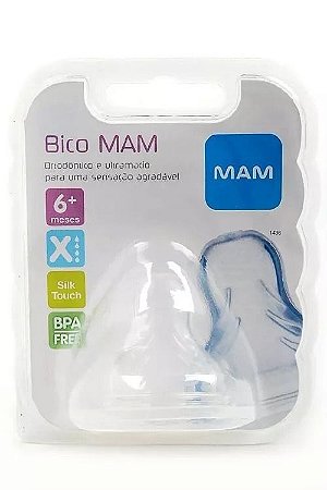 Bico Tam. 3 Mamadeira Mam - Fluxo Super Rápido +6 Meses