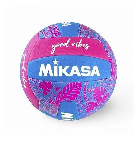 Bola De Voleibol Good Vibes Rosa / Azul  Mikasa