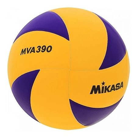 Bola De Vôlei Mikasa Mva390 Couro Sintético Mk000057