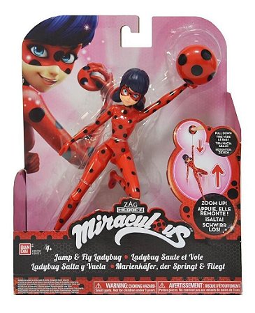 Boneca Ladybug Pula E Voa 20 Cm Sunny 1641