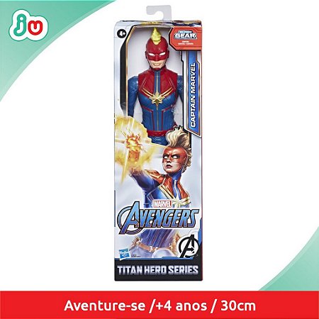 Boneco Capitã Marvel Series Hasbro Vingadores Avengers E7875