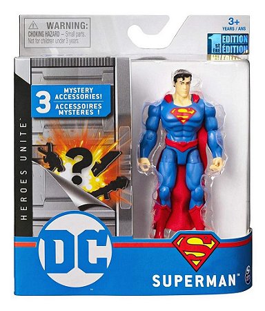 Boneco Dc Liga Da Justiça Heroes Unite Superman Sunny 2189