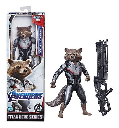 Boneco Marvel Vingadores Rocket Power Fx Hasbro E3308