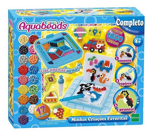 Brinquedo Aquabeads Minhas Criaçoes Favoritas Epoch 30998