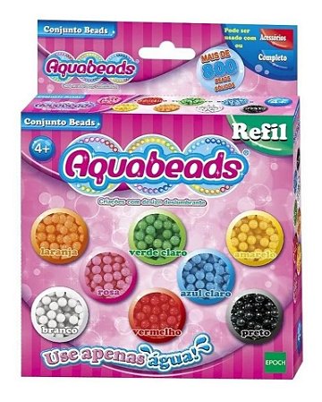 Brinquedo Aquabeads Refil Temas Conjunto Beads Epoch 30668
