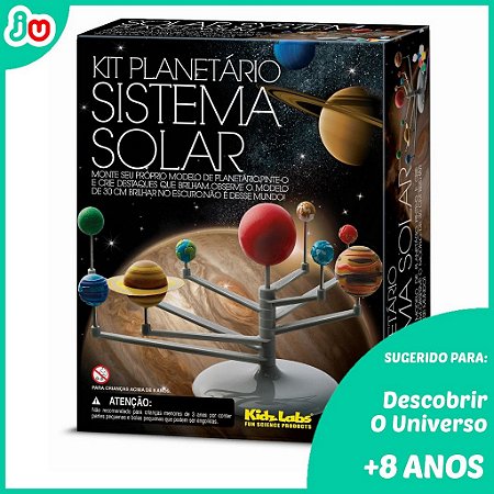Brinquedo Astronomia Planetário Sistema Solar Kidzlabs 4m