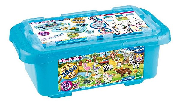Brinquedo Caixa Aquabeads Box Of Fun Safari Da Epoch 32808