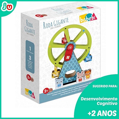 Brinquedo Criativo Roda Gigante Cores e Números - Babebi