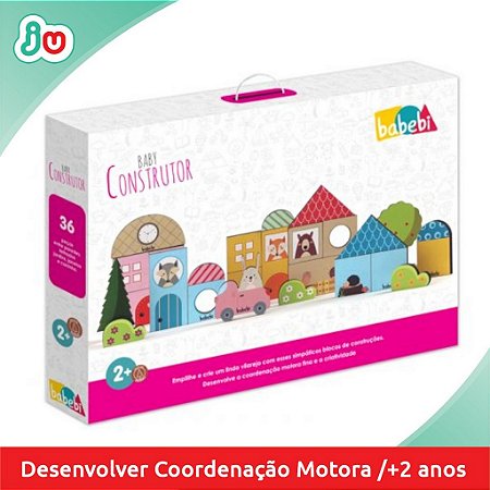 Brinquedo de Coordenação Motora Baby Construtor Babebi