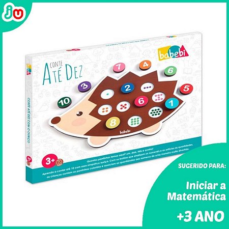 Brinquedo Educativo Conte até 10 com o Ouriço - Babebi