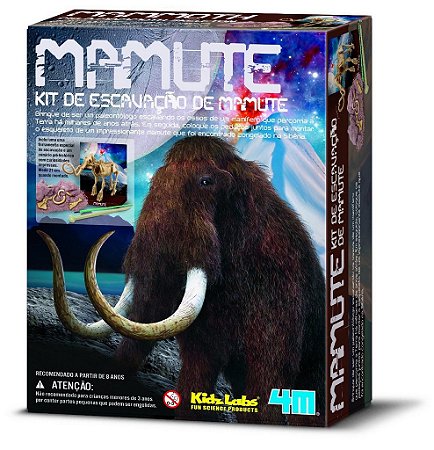 Brinquedo Educativo - Escavação - Mamute - 4m
