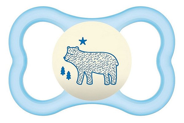 Chupeta Air Night Tam.2 (6+ Meses) Urso - Mam