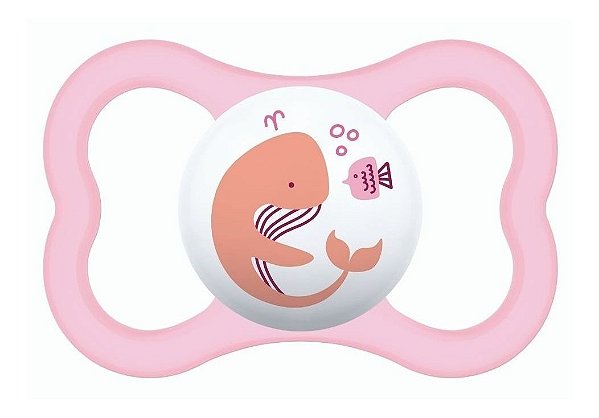Chupeta Mam Menina Embalagem Unitária  Air 6+ Rosa 2832