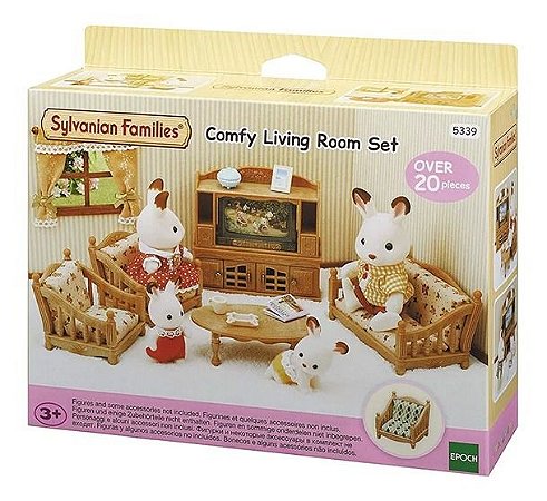 Conjunto Sala De Estar Confortável Sylvanian Familes