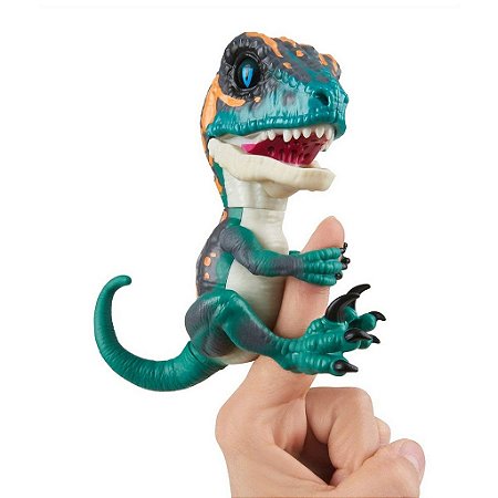 Fingerlings Untamed Dinossauro Verde Escuro - Fury - Candide
