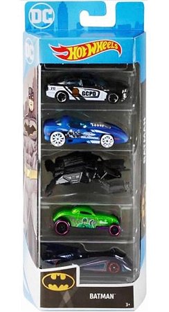 Hot Wheels Conjunto Com 5 Carrinhos Batman GHP54