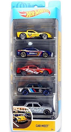 Hot Wheels Conjunto Com 5 Carrinhos Car Meet GHP52