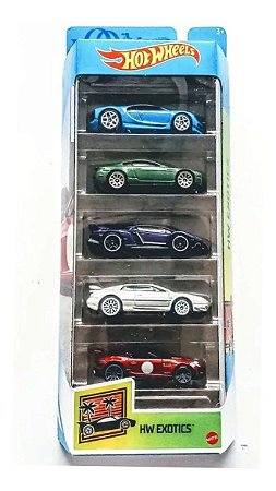 Hot Wheels Hw Exotics Pacote Com 5 Carros Gtn33