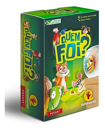 Jogo Pocket Quem Foi? Papergames