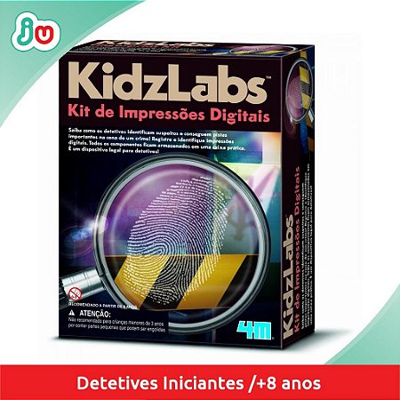 Kit de Impressões Digitais Kidzlabs 4M