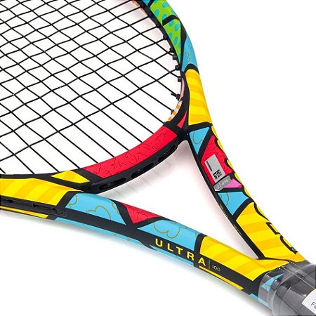 【美品】WILSON ULTRA100 romero britto SIZE2 Raquete de Tênis Wilson Ultra 100 V3 - Romero Britto