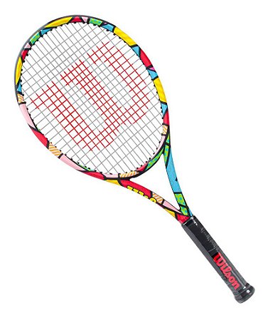 Raquete De Tênis Wilson Ultra 100 V3 Romero Britto