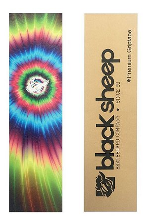 Lixa Skate Emborrachada Black Sheep Tie Dye Premium 9  X 33