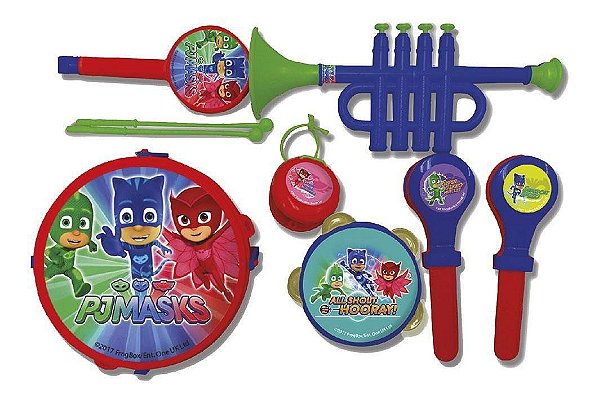 Kit Musical Set  Pjmasks  Brinquedo Candide 1703