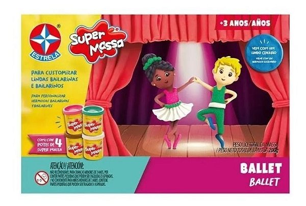 Super Massa De Modelar Ballet - Estrela